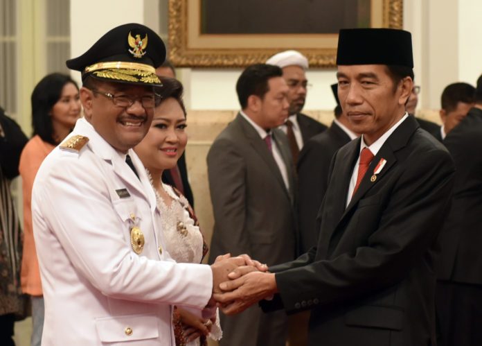 Presiden Jokowi lantik Djarot sebagai Gubernur DKI.