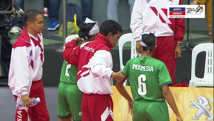 Tim Sepak Takraw Putri Merasa Dicurangi Wasit Muhammad Radi