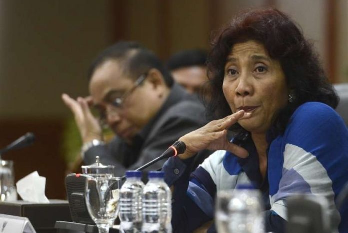 Menteri Kelautan dan Perikanan, Susi Pudjiastuti