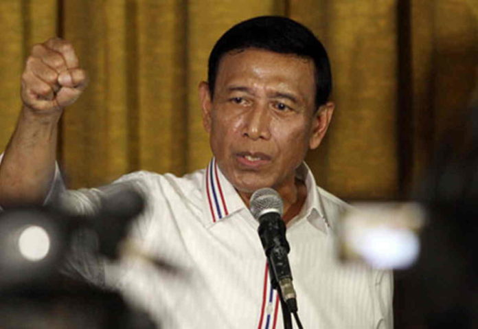 Menteri Koordinator Bidang Politik Hukum Keamanan (Menko Polhukam) Wiranto.