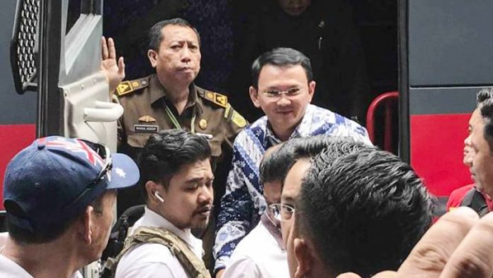 Terpidana kasus penistaan agama Basuki Tjahaja Purnama atau Ahok