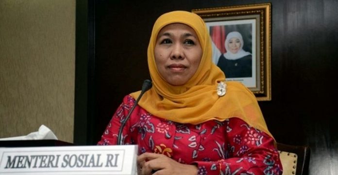 Menteri Sosial (Mensos) RI Khofifah Indar Parawansa.