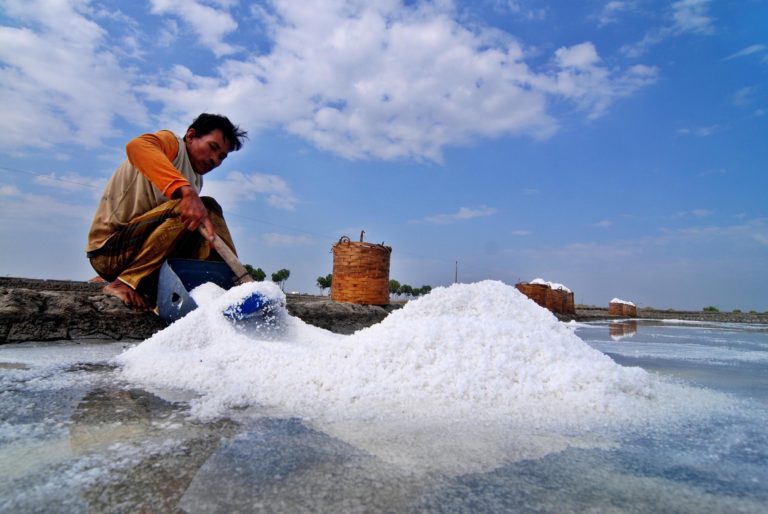 Ilustrasi Petani Garam.
