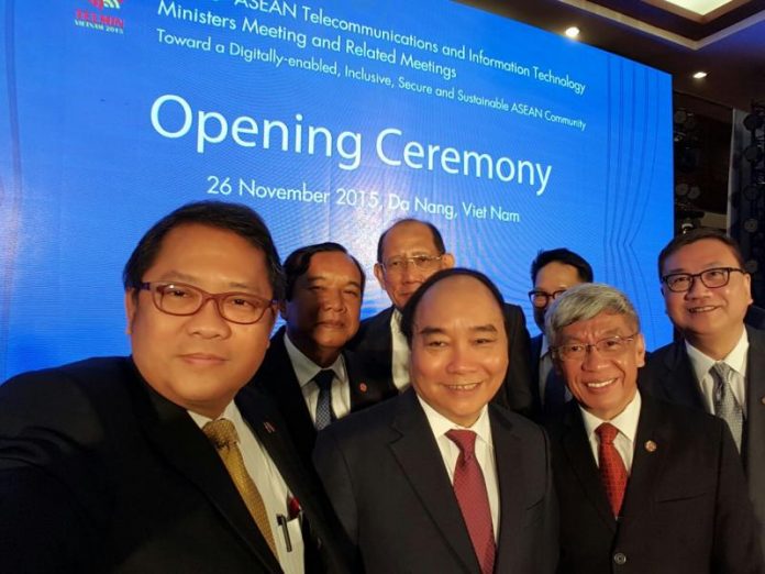 Wefie Acara ASEAN ICT Minister Meeting.