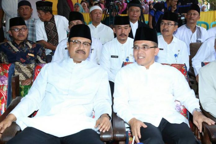 Bakal Calon Gubernur dan wakil Gubernur Jatim, Gus Ipul dan Abdullah Azwar Anas.