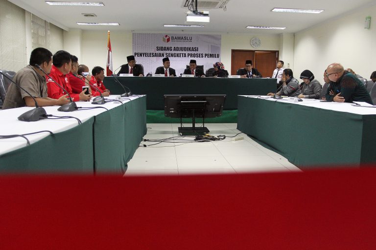 Bawaslu Tolak Permohonan Sengketa Tujuh Parpol