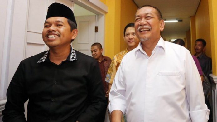 Pasangan kandidat di Pilgub Jabar, Deddy Mizwar dan Dedi Mulyadi.