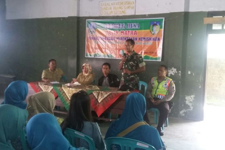 Jalin Matra Penanggulangan Kemiskinan Bersama Muspika Ngancar