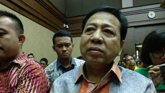 Setya Novanto menjalani pemeriksaan sebagai terdakwa dalam sidang di Pengadilan Tipikor Jakarta