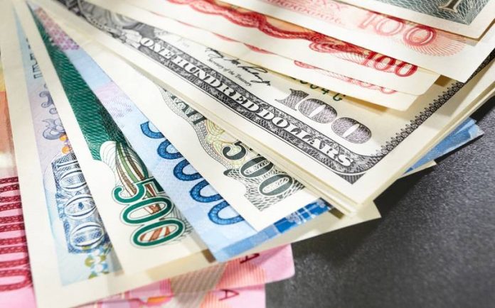 ilustrasi mata uang asing