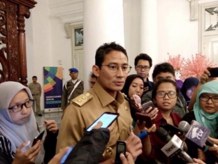Wakil Gubernur DKI Jakarta Sandiaga Uno