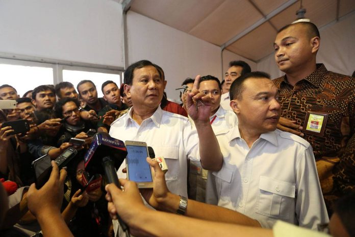 Prabowo Hadiri Rakernas Bidang Advokasi dan Hukum Gerindra