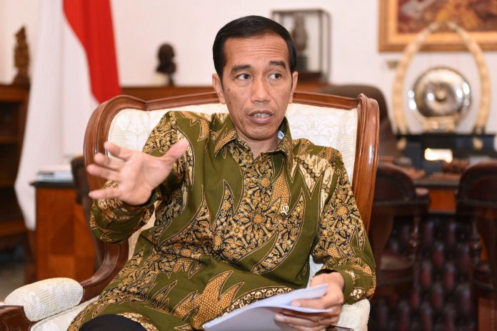 Presiden RI Jokowidodo Saat Wawancara Eksklusif Di Istana Bogor