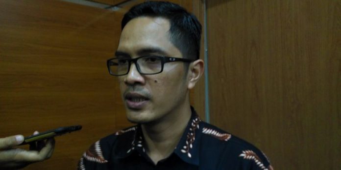 Juru Bicara KPK Febri Diansyah saat dikonfirmasi, Jumat (13/4).