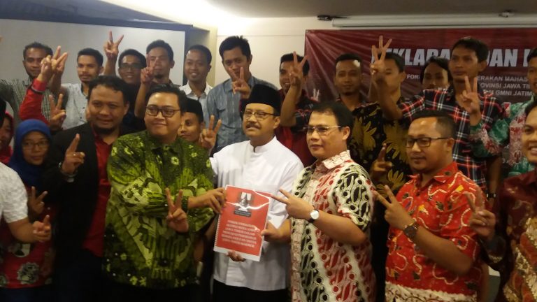 Alumni Muda GMNI Jatim Dukung Gus Ipul-Puti