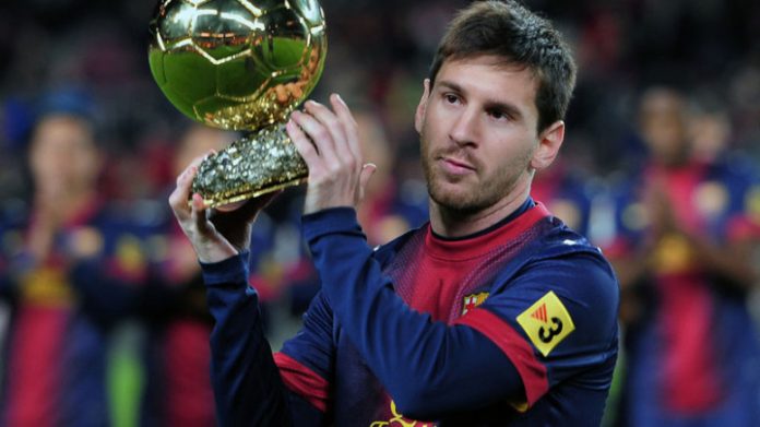 Pemain Barcelona, Lionel Messi.