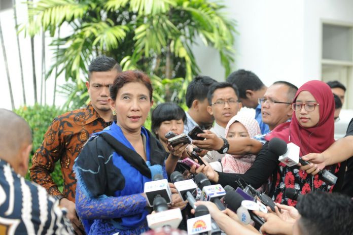 Menteri Kelautan dan Perikanan Susi Pudjiastuti