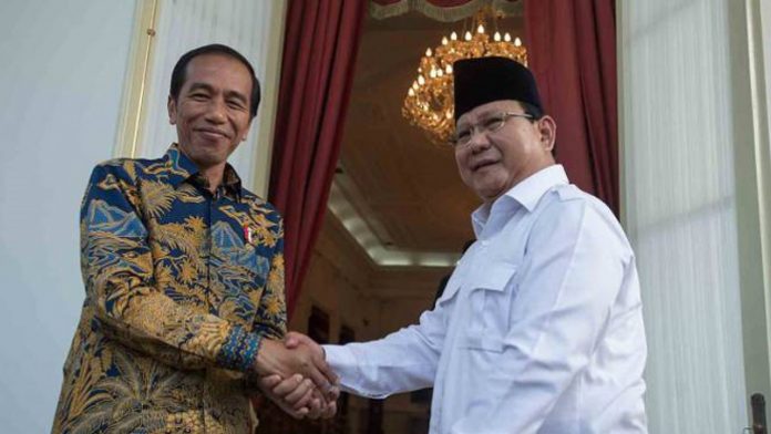 Presiden Jokowidodo Dan Ketua DPP Partai Gerindra Prabowo Subianto