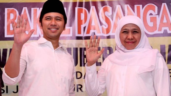 Bakal calon gubernur dan wakil gubernur Jatim, Khofifah Indar Parawansa - Emil Dardak