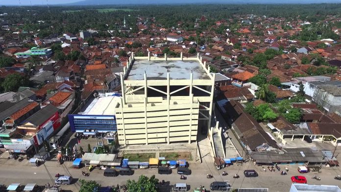 Gedung selther tsunami di Pandeglang