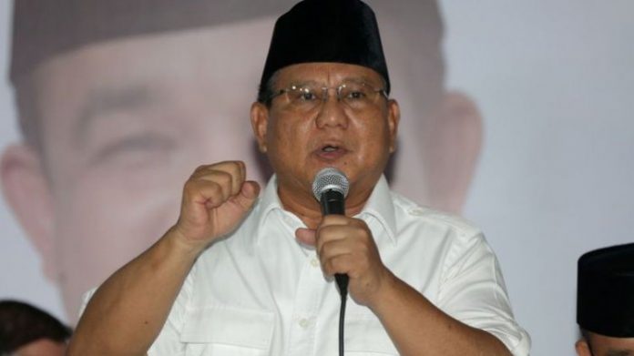 Ketua Umum DPP Partai Gerindra, Prabowo Subianto