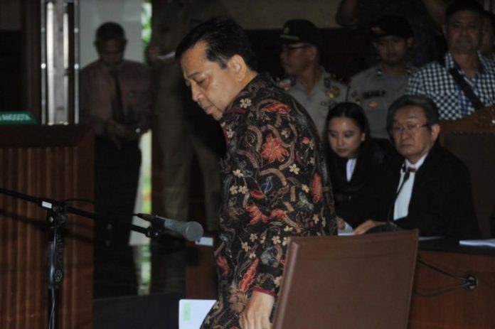 Setnov Pasrah Atas Vonis Hakim