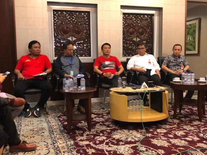 Moeldoko Ngopi Bareng Kepala Staf Kepresidenan