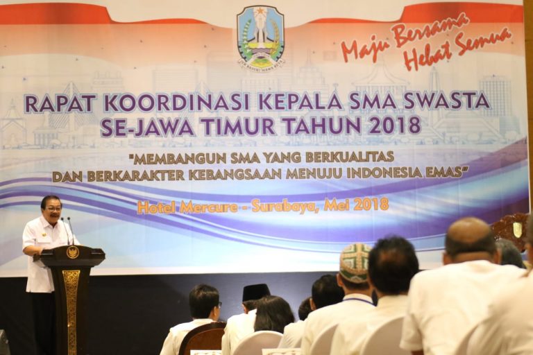 Pakde Karwo: Dual Track Pendidikan Strategi Jatim Songsong Bonus Demografi 2019
