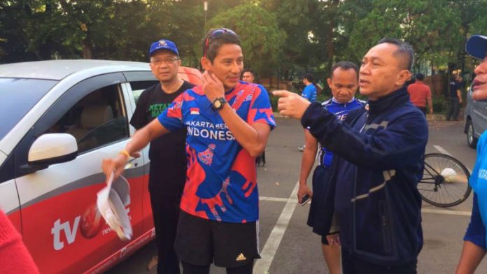 Zulkifli Hasan dan Sandiaga Uno