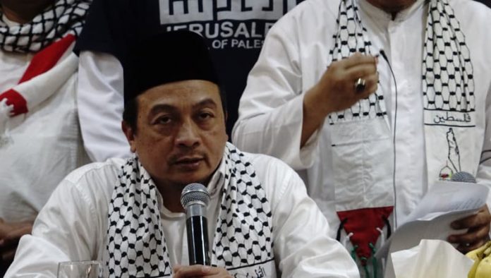 Ketua Koalisi Indonesia Bela Baitul Maqdis Bachtiar Nasir
