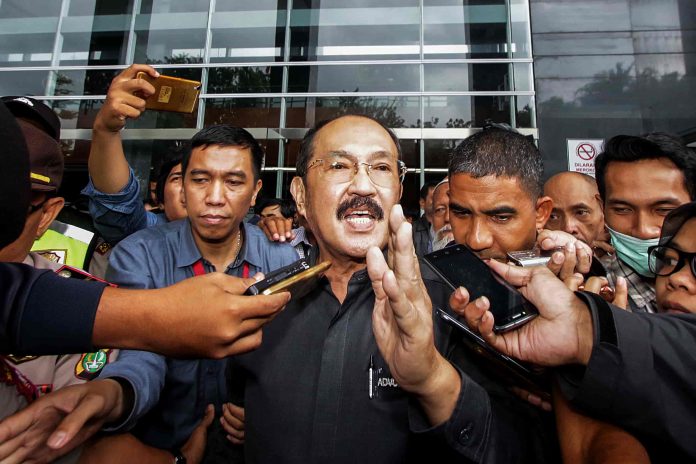 Terdakwa kasus perintangan penyidikan kasus korupsi Frederich Yunadi