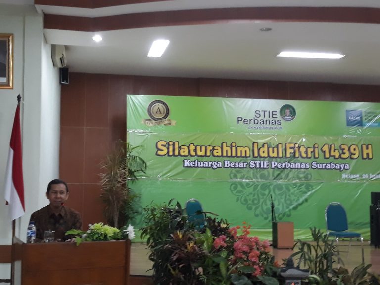 Silaturahmi Keluarga Besar STIE Perbanas Surabaya Di Momen ldul Fitri 1439