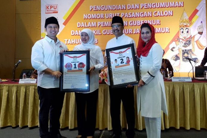 Pasangan Pilgub Jatim 2018