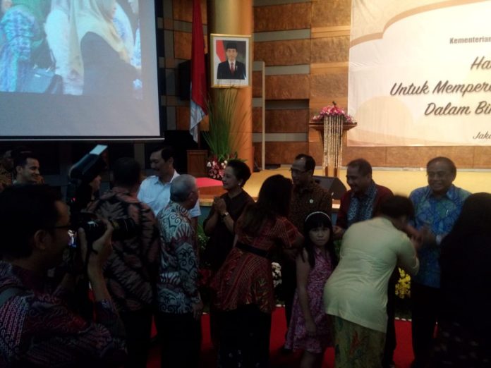 Acara Halalbihalal Menko Luhut