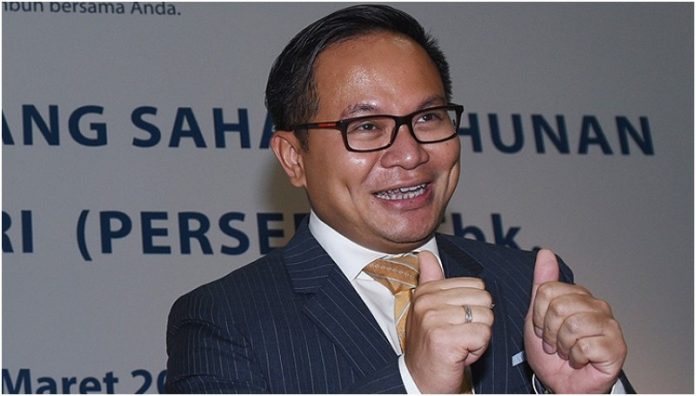 Direktur Utama PT Bank Mandiri (Persero) Tbk Kartika Wirjoatmodjo