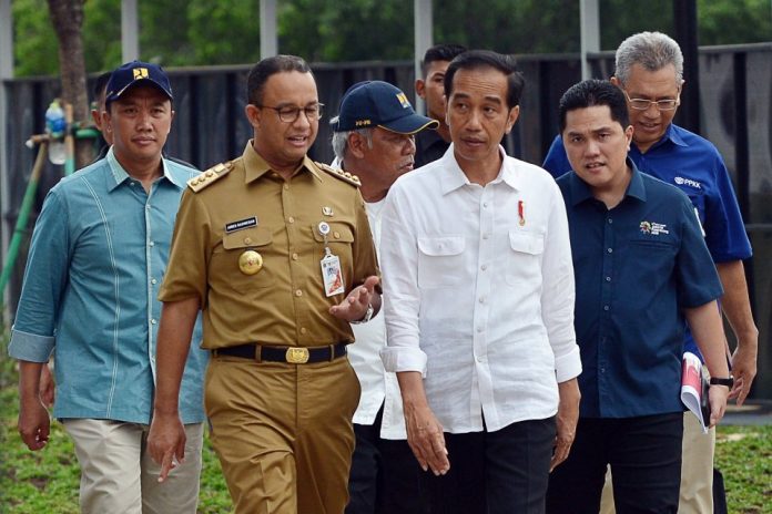 Gubernur DKI Jakarta dan Presiden RI Jokowidodo