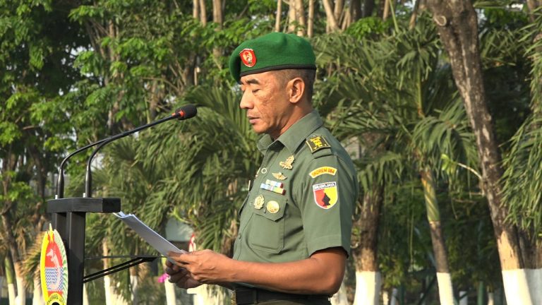 Korem 084/Bhaskara Jaya gelar Upacara 17-an