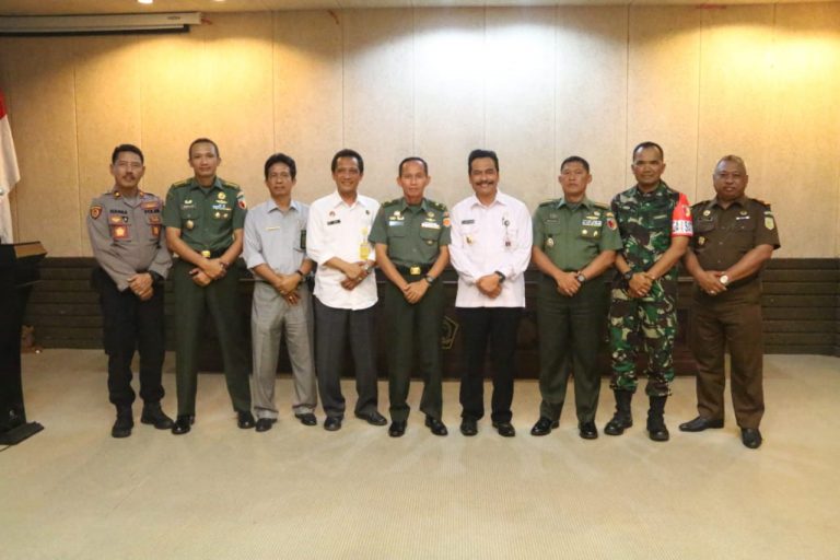 Wagub Gresik Terima Kunjungan Tim Wasev TMMD KE 102