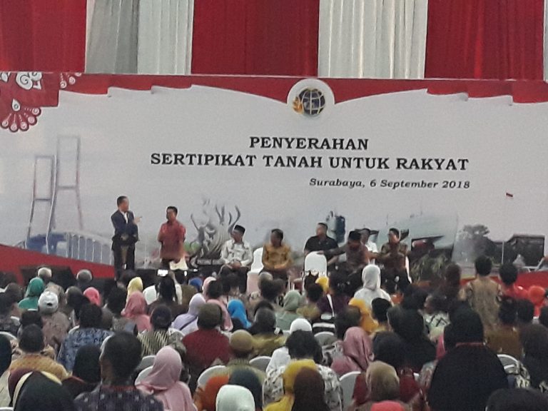Jokowi : Sertifikat Harus Rampung 2024