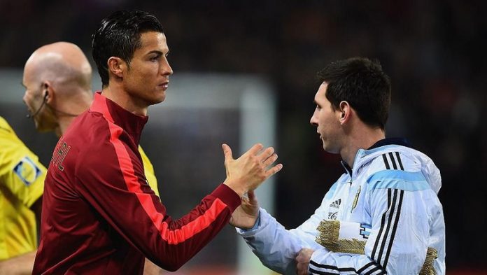 Cristiano Ronaldo dan Lionel Messi