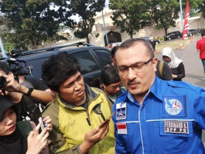 Ketua Divisi Advokasi dan Hukum Partai Demokrat Ferdinand Hutahaean