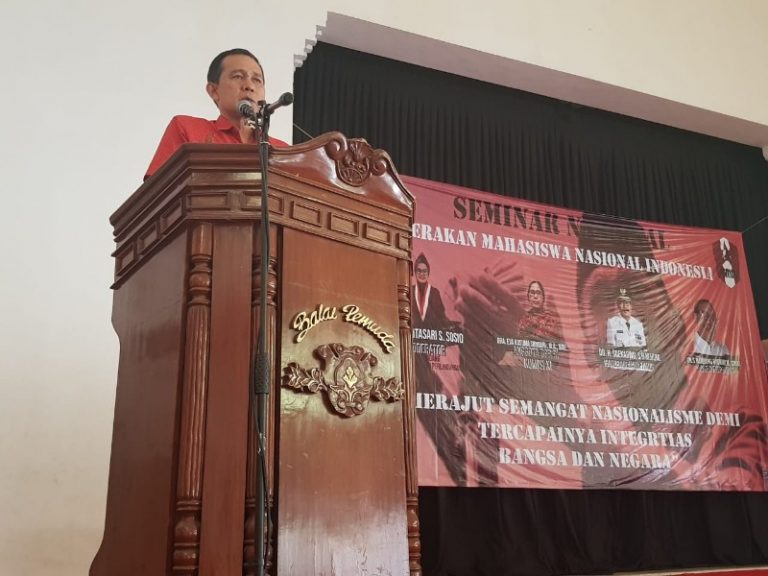 Jadi Narsum Seminar GMNI, Cak Yuhas Sampaikan keprihatinan Atas Tragedi Menimpa Saudara kita