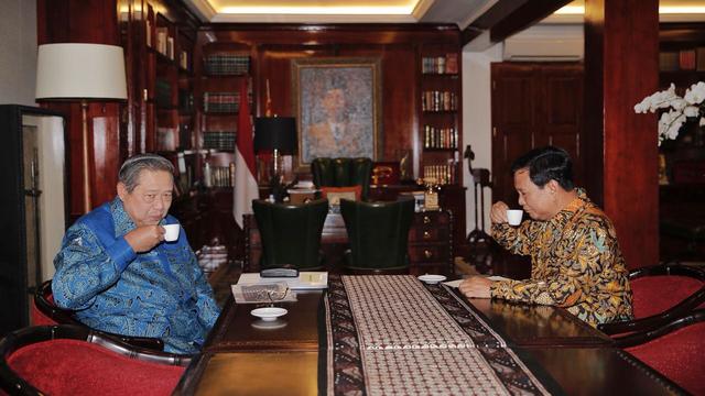 Pertemuan SBY-Prabowo menjadi temu rutin tiap akhir bulan.