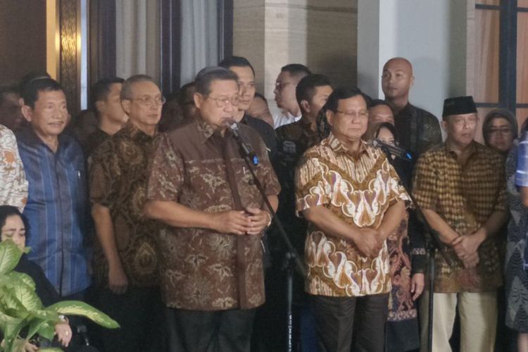 Pertemuan SBY dan Prabowo, Demokrat Ingin No 02 Menang