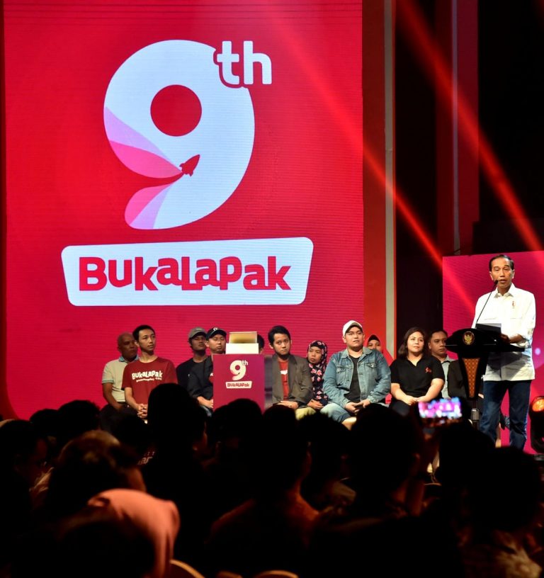 Hadir di HUT Bukalapak, Jokowi bicara Peluang E-Commerce di tahun 2019