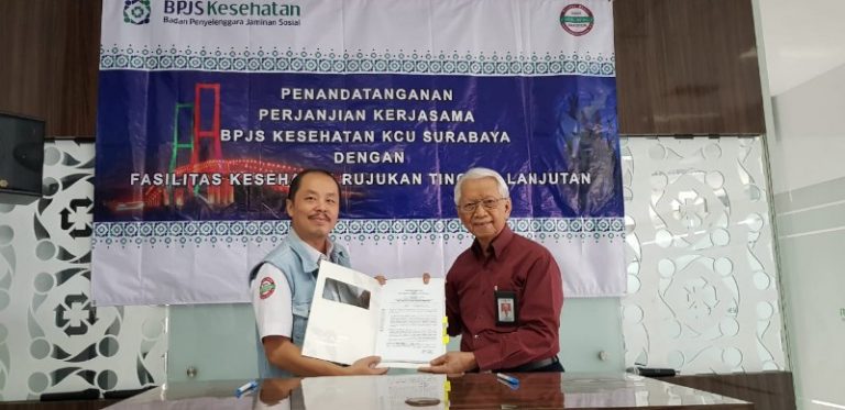BPJS Kesehatan Surabaya Teken Perjanjian Kerjasama Dengan RS Husada Utama
