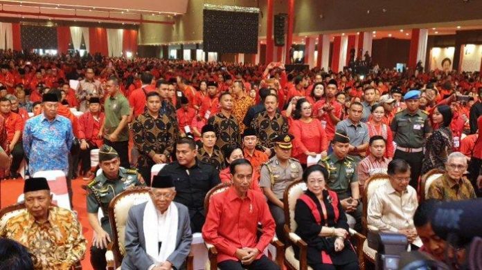 HUT sekaligus Rakornas PDIP.