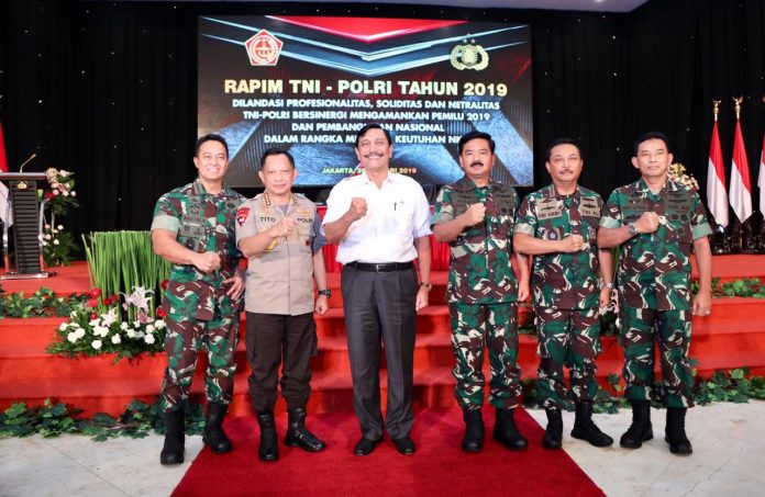 Menko Luhut Kepada Perwira TNI-POLRI