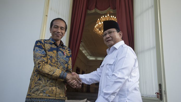 Bapak Joko Widodo Bersama Bapak Prabowo Subianto Djojohadikusumo.