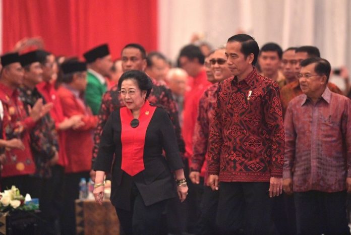 Presiden Jokowi dan Ketum PDIP Megawati Soekarnoputri.